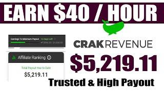 Secrets Of Making $5219.11 From CrakRevenue Affiliate Network * CPA Marketing | earn $40/hour