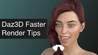 Daz Studio Faster Render Tips | Daz3D Tips