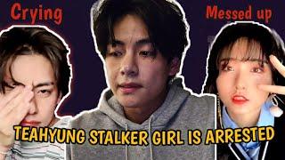 Taehyung stalker girl arrested!! whole drama explanation  what happened exactly ? #taehyung