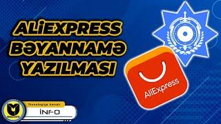 Aliexpress Smart Customs bəyannaməsi