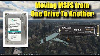 FS2020: How To Move Steam MSFS from One Drive To Another - Without Reinstalling!