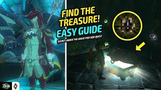 EASY GUIDE: Secret Treasure under the Great Fish | Zelda Tears of the Kingdom Walkthrough