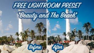 FREE DOWNLOAD LIGHTROOM PRESET  #3 - Beauty and the beach | lrtemplate & xmp