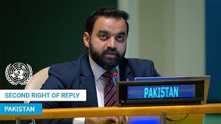  Pakistan - Second Right of Reply, UN General Debate, 79th Session | #UNGA