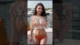 Amber's #Dubai Lookbook: The Ultimate Orange #Swimsuit #Collection #fashion #bikini #short