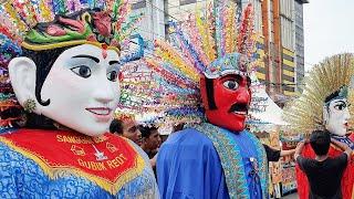 Arak Ondel ondel Betawi di Festival Pondok Pinang Meriah Banget‼️