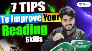अपनी Reading Skills को कैसे बेहतर बनाएं? | 7 Tips by Vishal Sir
