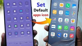 how to set default icon in any android phones | mobile me default icon kaise set kare