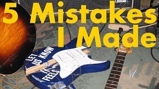 5 BIGGEST MISTAKES I Made Pursuing Music | 424recording.com