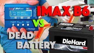 IMAX B6 LOW VOLTAGE - Charge DEAD 12V Pb AUTO CAR VEICLE MARINE Battery