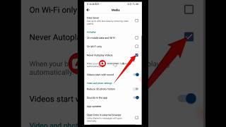 Turn off auto play video on facebook | How to turn off auto play video on facebook || #shorts