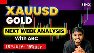 ABC and XAUUSD Weekly Analysis By Forexhunt | 15th July - 19th July Gold Forecast