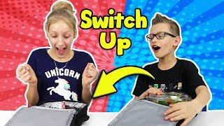 LUNCHBOX SWITCH UP CHALLENGE with Karina and Ronald!