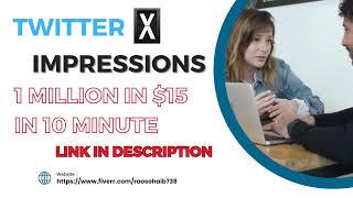 I will complete twitter 5 million impressions in 24h "For Order" https://www.fiverr.com/s/rkV4YD