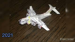 My Papercraft Planes from April 2021 to April 2022