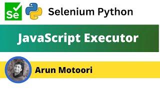 JavaScript Executor in Selenium Python (Selenium Python)
