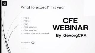 How to Succeed at the CPA Canada Common Final Exam (CFE) 2020 Webinar