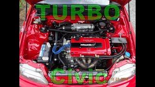 Honda Turbo Civic EE9, EF9, SIR VTEC B16A1, B16, Start of the new Turbo Setup