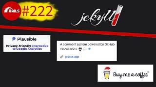 Jekyll Theme and CI extensions. Add comments, analytics, monetisation #222