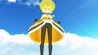 【MMD 巨大娘 giantess】巨大化するラニュイ