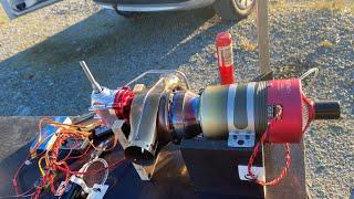 Kingtech helicopter turbine engine first start K45TPH G4+