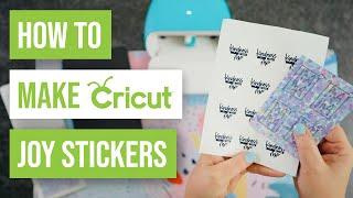  How To Make Cricut Joy Stickers