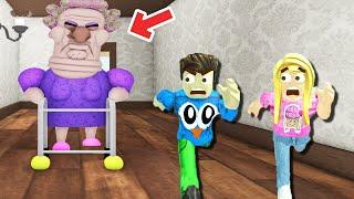 CADI BÜYÜKANNEDEN KAÇIYORUZ Grumpy Gran Scary OBBY Roblox Oyunu