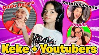 KEKE joga com NATASHA PANDA, PAPILE e DUDU BETERO