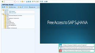 Free Access to SAP S4HANA