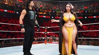 Roman Reigns attack indian Chubby Female WWE Raw Highlights Today 5 March 2025