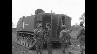 M75 Armored Personnel Carrier at Fort Hood, Texas in 1950s