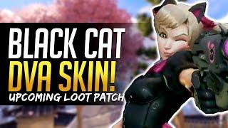 Overwatch NEW DVA BLACK CAT SKIN!