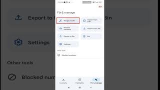 How to Merge Duplicate Contacts on Android (Redmi Note 10S)#shorts #backup #contacts