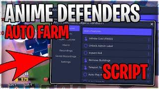 [️SUMMER] Anime Defenders Script Hack Auto Farm Auto Place & Upgrade - Roblox 2024