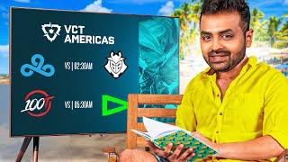 LOUD Vs 100T || VCT KNOCKOUT ROUND || #vctwatchparty