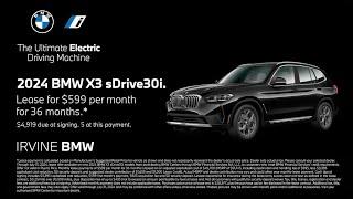 Lease a 2024 BMW X3 from Irvine BMW | Orange County