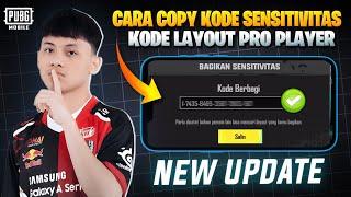 CARA COPY KODE SENSITIVITAS & CODE LAYOUT PRO PLAYER | SENSITIVITAS PUBG MOBILE TERBAIK GYROSCOPE