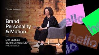 Brand Personality and Motion: Liza Enebeis of Studio Dumbar/DEPT® at The Design Conference 2023