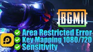 BGMI Area Restricted Error , Key Mapping Issue and Sensitivity Issue FIX