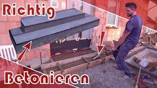 Richtig Betonieren │ Anleitung │ Beton mischen │ Treppe schalen │ Podest