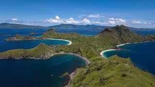 Labuan Bajo/Komodo National Park from Above in 4k