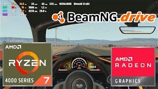 BeamNG.drive (v0.27) - AMD Ryzen 7 4700U - Radeon Vega 7 (Integrated Graphics) - Test Gameplay