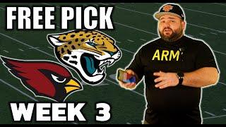 Jaguars vs Cardinals Free NFL Picks Today | Week 3 Football Sunday Prediction JAC @ ARI | Kyle Kirms
