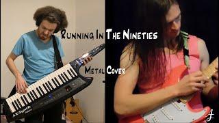 Initial D Metal Cover || Running In The 90s (KEYTAR/GUITAR BATTLE)