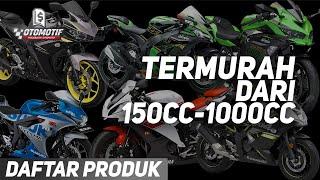 LENGKAP DARI GSX-R 150 sampai ZX-10R! 5 Motor Sport Fairing Termurah Kelas 150cc sampai 1000cc