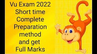 Vu midterm exam 2023 Preparation method in short time || vu exam 2023 midterm