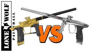 HK Army Fossil Ego LV1.6 vs DLX Luxe TM40 Paintball Gun Comparison | Lone Wolf Paintball