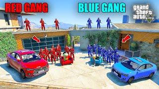 Shinchan Red Gang VS Franklin Blue Gang In GTA 5 || JNK GAMER