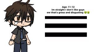 my sexuality through the years | im stan and I was wrong ️‍ | gacha