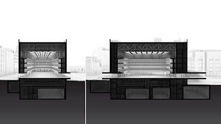 Brown PAC Main Hall Sectional Animation - Credit: REX